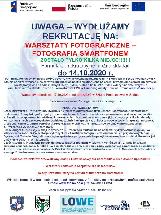 plakat rekrutacyjny